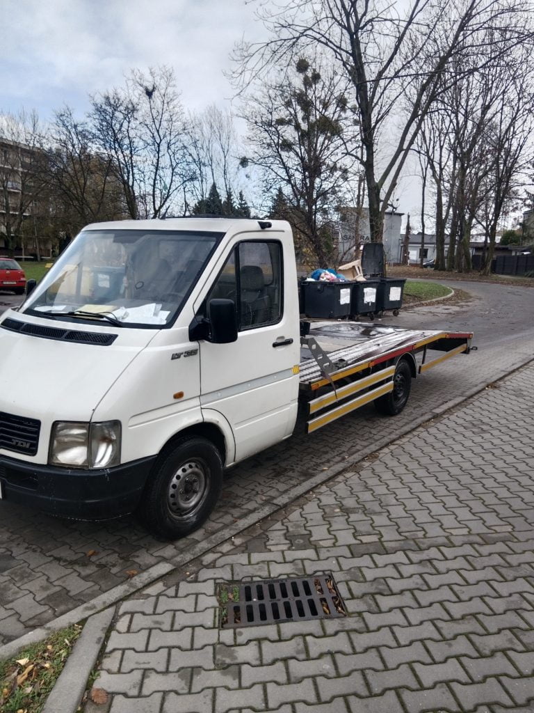 auto złom laweta